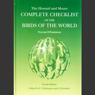 Howard & Moore Complete Checklist of the Birds of the World, 4. painos 2. osa