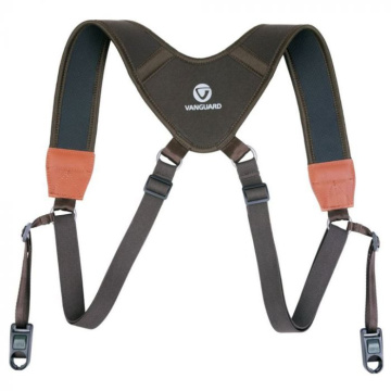 Vanguard VEO Optic Guard H DLX Harness deluxe -kiikarivaljaat, ruskea