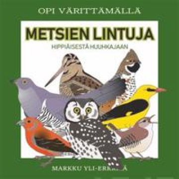 Metsien lintuja (värityskirja) : opi värittämällä