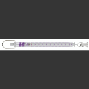 PESOLA Spring scale 500g d=5g Light Line, purple, with clamp